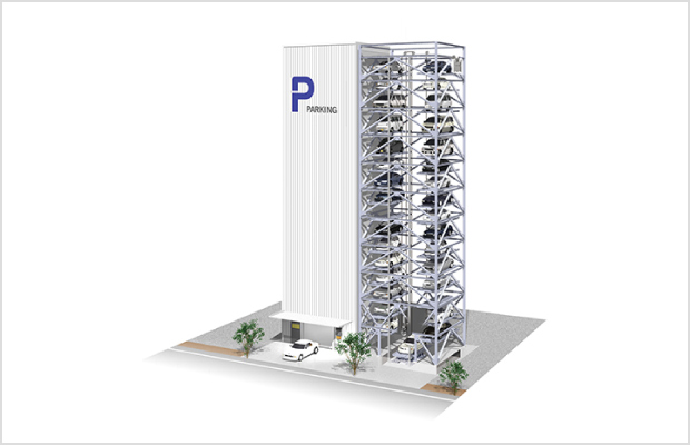 [写真]タワー式駐車場
